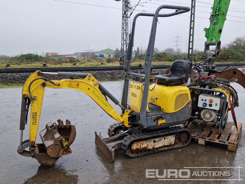 2014 Wacker Neuson 803 - Мини багер: снимка 1 2014 Wacker Neuson 803 - Мини багер: снимка 1