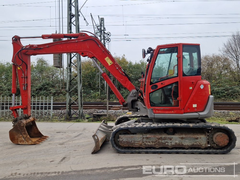 2014 Yanmar SV100-1A - Верижен багер: снимка 2 2014 Yanmar SV100-1A - Верижен багер: снимка 2
