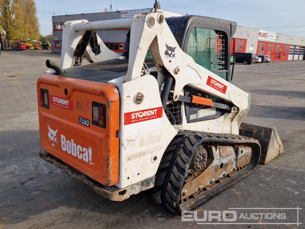 2015 Bobcat T590 - Мини челен товарач: снимка 5 2015 Bobcat T590 - Мини челен товарач: снимка 5