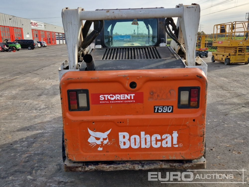 2015 Bobcat T590 - Мини челен товарач: снимка 4 2015 Bobcat T590 - Мини челен товарач: снимка 4