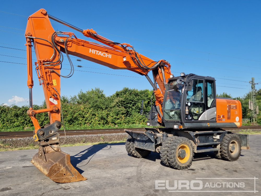 2015 Hitachi ZX190W-5 - Колесен багер: снимка 1 2015 Hitachi ZX190W-5 - Колесен багер: снимка 1