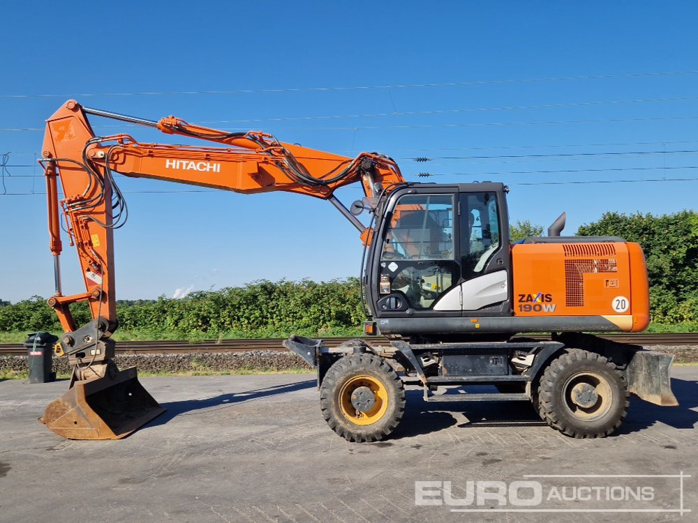 2015 Hitachi ZX190W-5 - Колесен багер: снимка 2 2015 Hitachi ZX190W-5 - Колесен багер: снимка 2