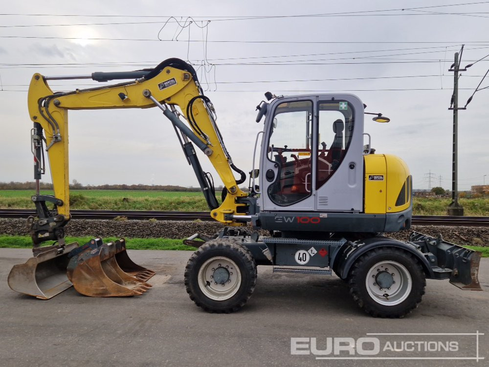 2016 Wacker Neuson EW100 - Колесен багер: снимка 2 2016 Wacker Neuson EW100 - Колесен багер: снимка 2