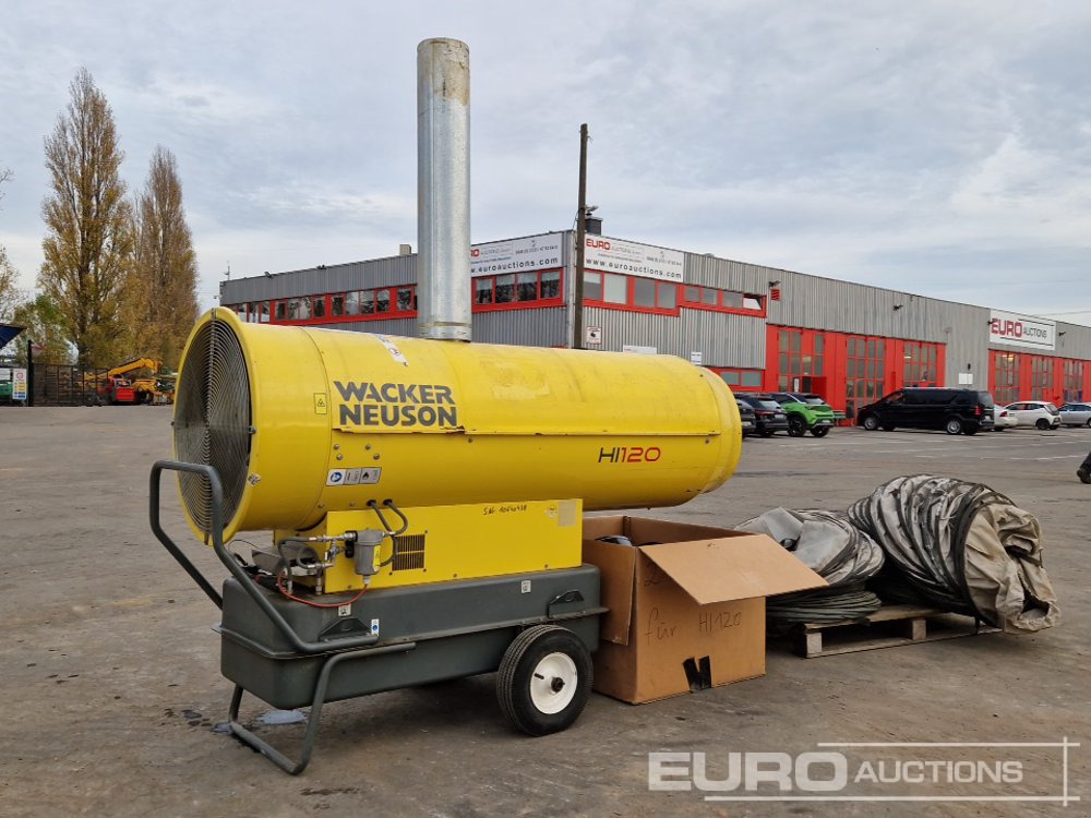 2016 Wacker Neuson HI 120 Space Heater with 2-Way Distributor and Heating Hoses - Строително оборудване: снимка 3 2016 Wacker Neuson HI 120 Space Heater with 2-Way Distributor and Heating Hoses - Строително оборудване: снимка 3