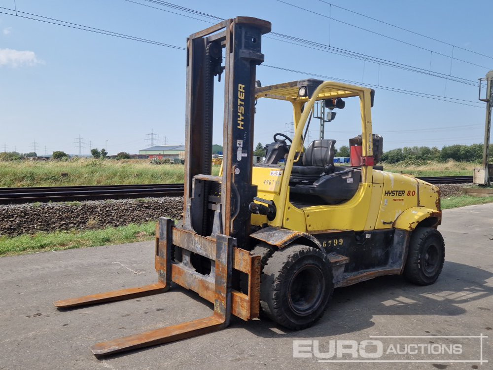 2017 Hyster H8.0FT9 - Мотокар: снимка 1 2017 Hyster H8.0FT9 - Мотокар: снимка 1