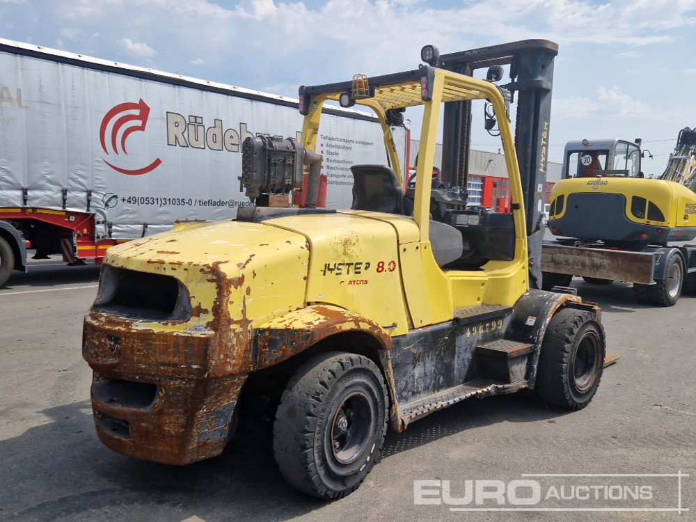 2017 Hyster H8.0FT9 - Мотокар: снимка 5 2017 Hyster H8.0FT9 - Мотокар: снимка 5