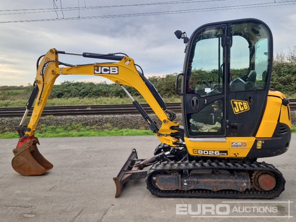 2017 JCB 8026 CTS - Мини багер: снимка 2 2017 JCB 8026 CTS - Мини багер: снимка 2