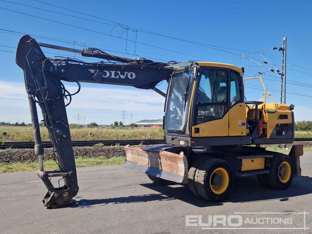 2017 Volvo EW140D - Колесен багер: снимка 1 2017 Volvo EW140D - Колесен багер: снимка 1