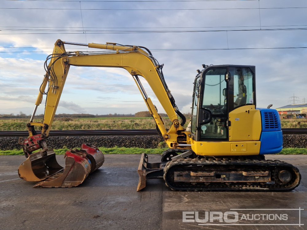 2018 Komatsu PC80MR-5 - Мини багер: снимка 2 2018 Komatsu PC80MR-5 - Мини багер: снимка 2
