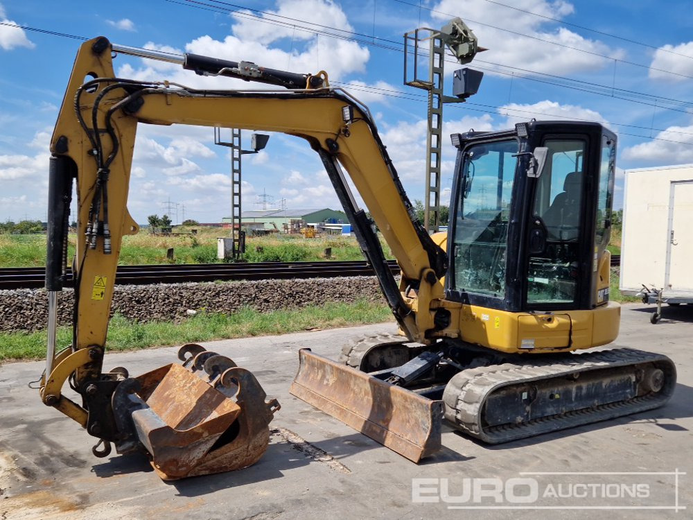 2019 CAT 305.5E2 - Мини багер: снимка 1 2019 CAT 305.5E2 - Мини багер: снимка 1