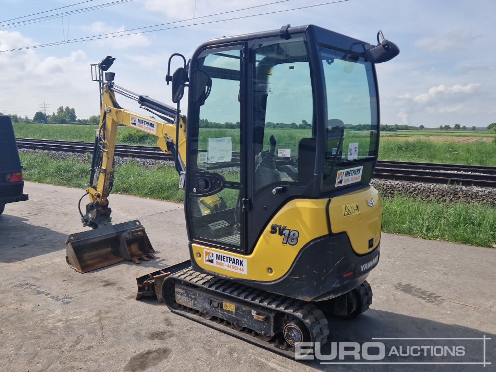 2021 Yanmar SV18 - Мини багер: снимка 3 2021 Yanmar SV18 - Мини багер: снимка 3