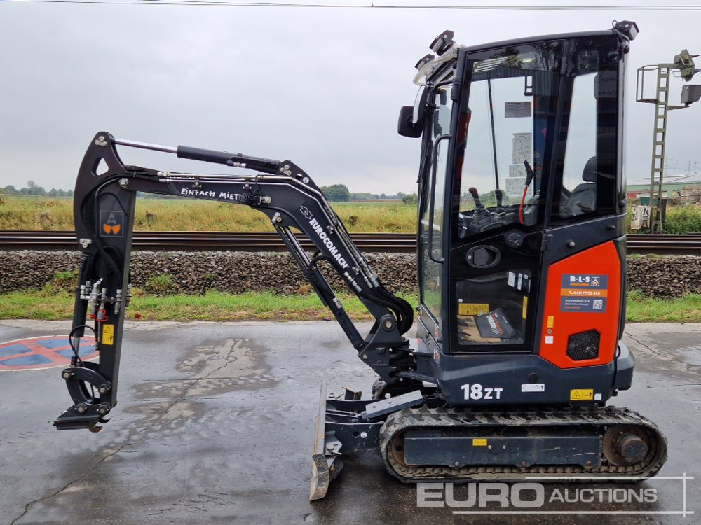 2022 Eurocomach 18ZT - Мини багер: снимка 2 2022 Eurocomach 18ZT - Мини багер: снимка 2