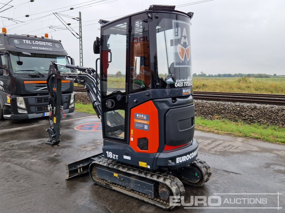 2022 Eurocomach 18ZT - Мини багер: снимка 3 2022 Eurocomach 18ZT - Мини багер: снимка 3