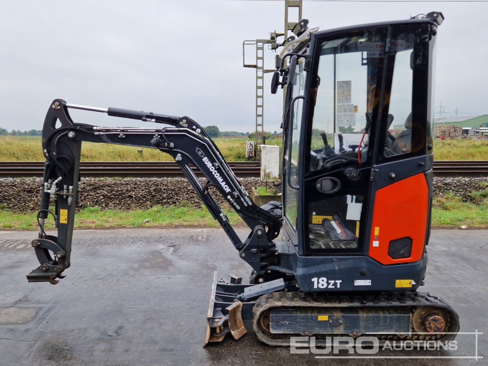 2022 Eurocomach 18ZT - Мини багер: снимка 2 2022 Eurocomach 18ZT - Мини багер: снимка 2