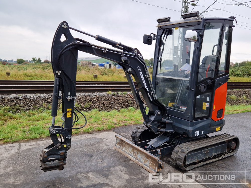 2022 Eurocomach 18ZT - Мини багер: снимка 1 2022 Eurocomach 18ZT - Мини багер: снимка 1