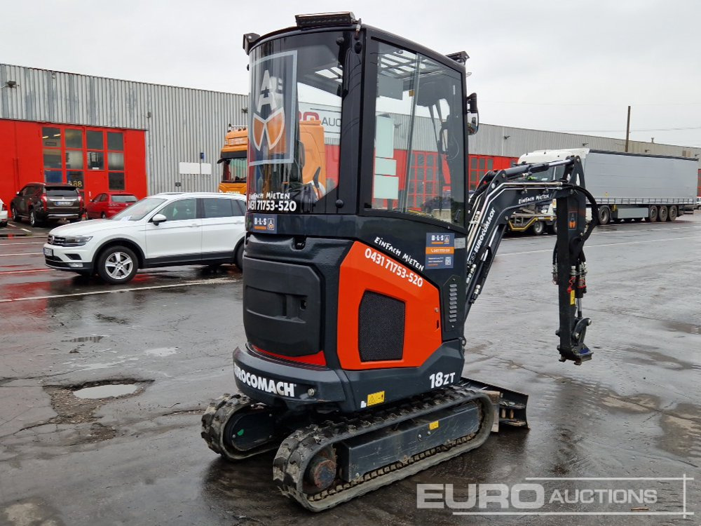 2022 Eurocomach 18ZT - Мини багер: снимка 5 2022 Eurocomach 18ZT - Мини багер: снимка 5