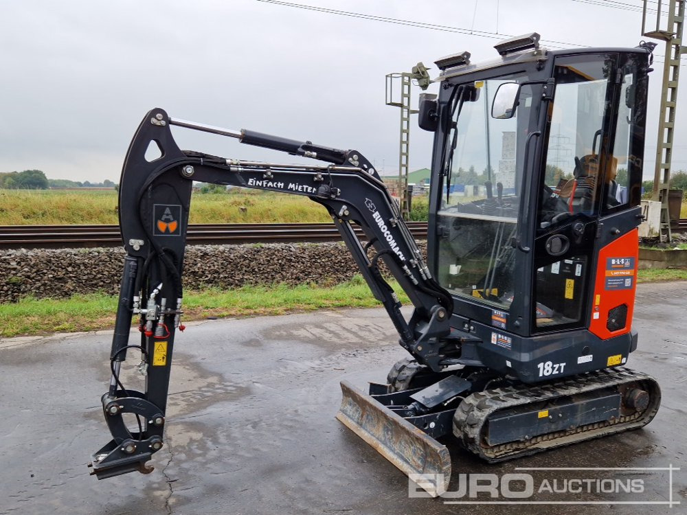 2022 Eurocomach 18ZT - Мини багер: снимка 1 2022 Eurocomach 18ZT - Мини багер: снимка 1