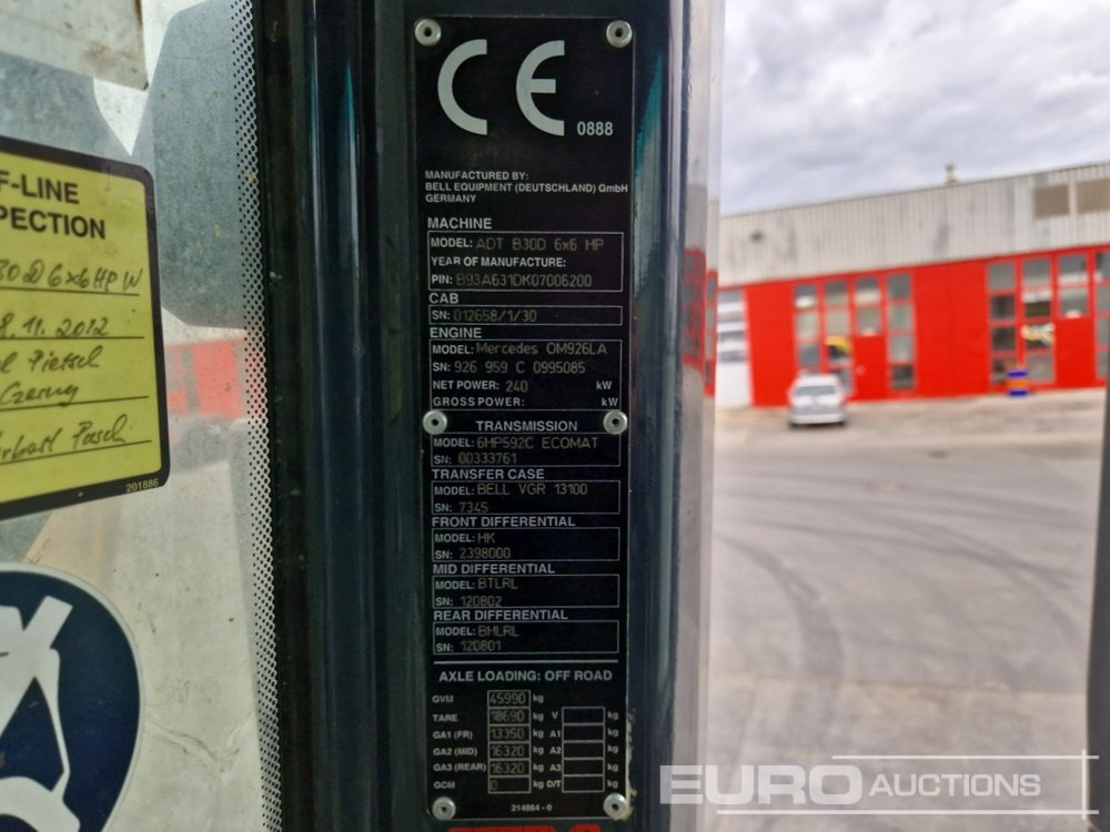 Съчленен самосвал Bell B30D: снимка 39