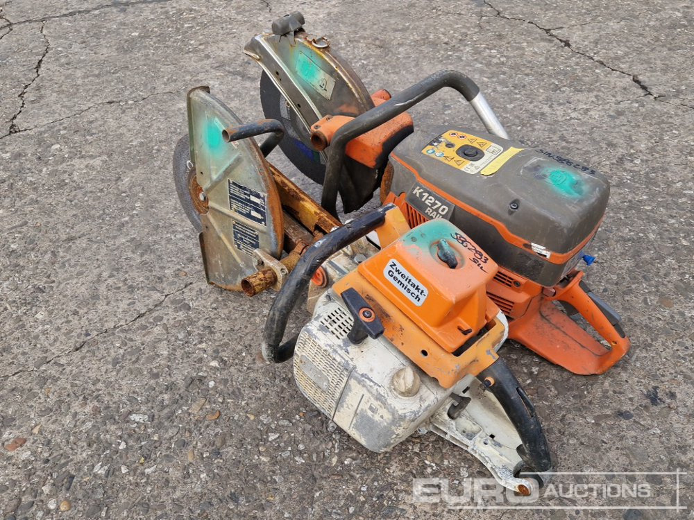 Husqvarna Concrete Saws (2 of) - Техника за слагане на асфалт: снимка 2 Husqvarna Concrete Saws (2 of) - Техника за слагане на асфалт: снимка 2