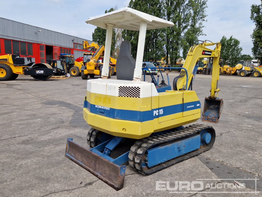 Komatsu PC15-2 - Мини багер: снимка 5 Komatsu PC15-2 - Мини багер: снимка 5
