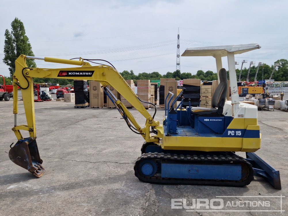 Komatsu PC15-2 - Мини багер: снимка 2 Komatsu PC15-2 - Мини багер: снимка 2
