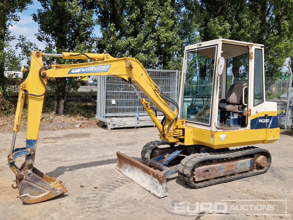 Komatsu PC20-6 - Мини багер: снимка 1 Komatsu PC20-6 - Мини багер: снимка 1