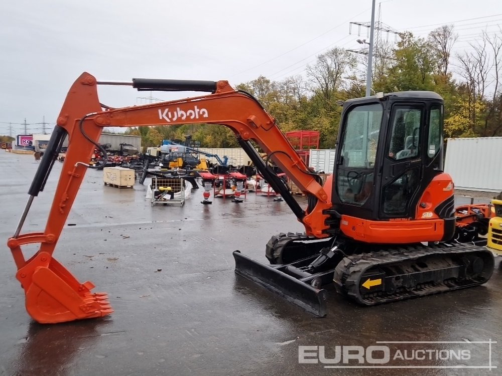 Kubota 55U - Мини багер: снимка 1 Kubota 55U - Мини багер: снимка 1