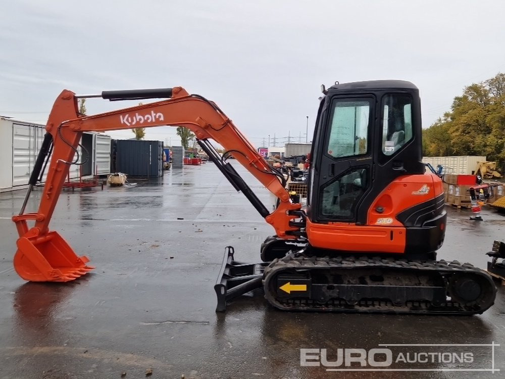 Kubota 55U - Мини багер: снимка 2 Kubota 55U - Мини багер: снимка 2