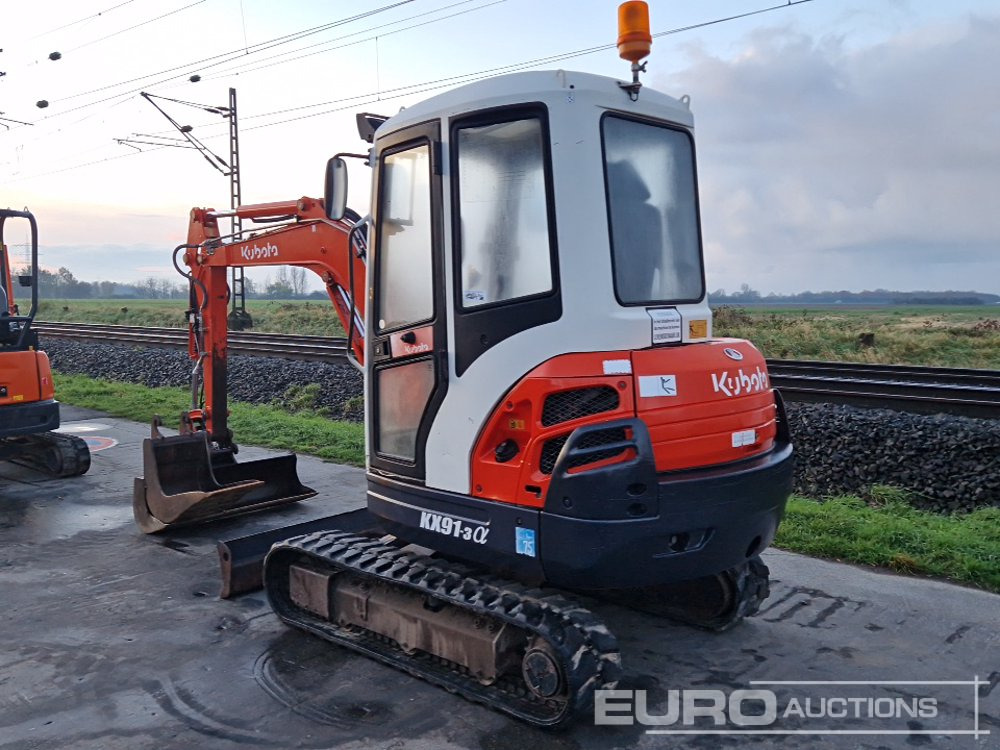 Kubota KX91-3 - Мини багер: снимка 3 Kubota KX91-3 - Мини багер: снимка 3