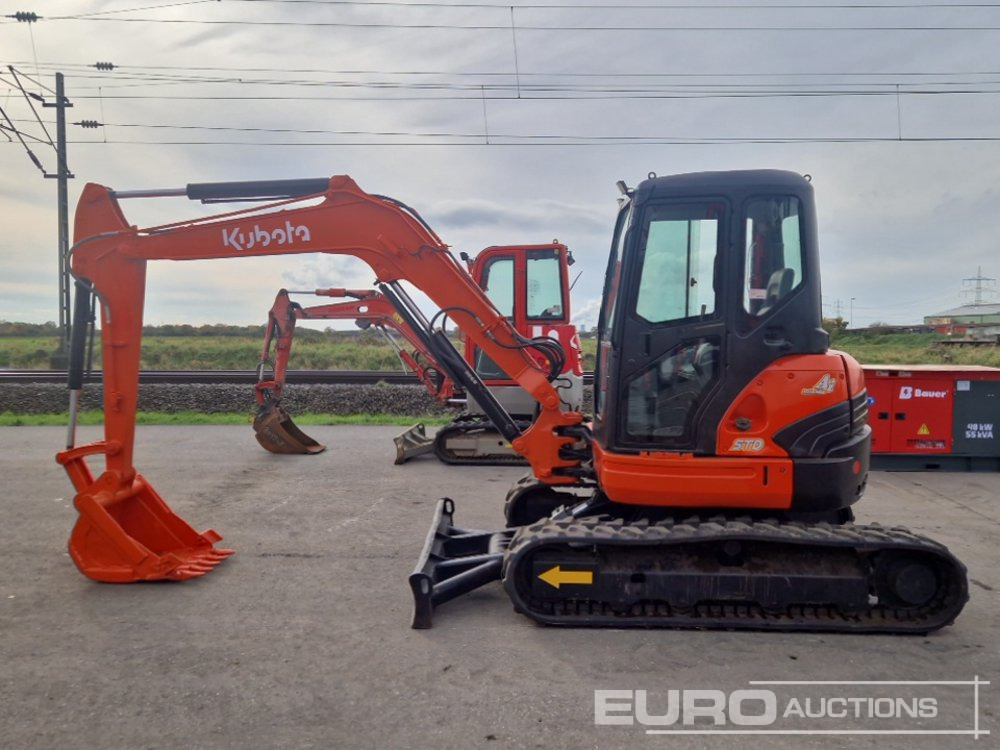 Kubota U55-4 - Мини багер: снимка 2 Kubota U55-4 - Мини багер: снимка 2