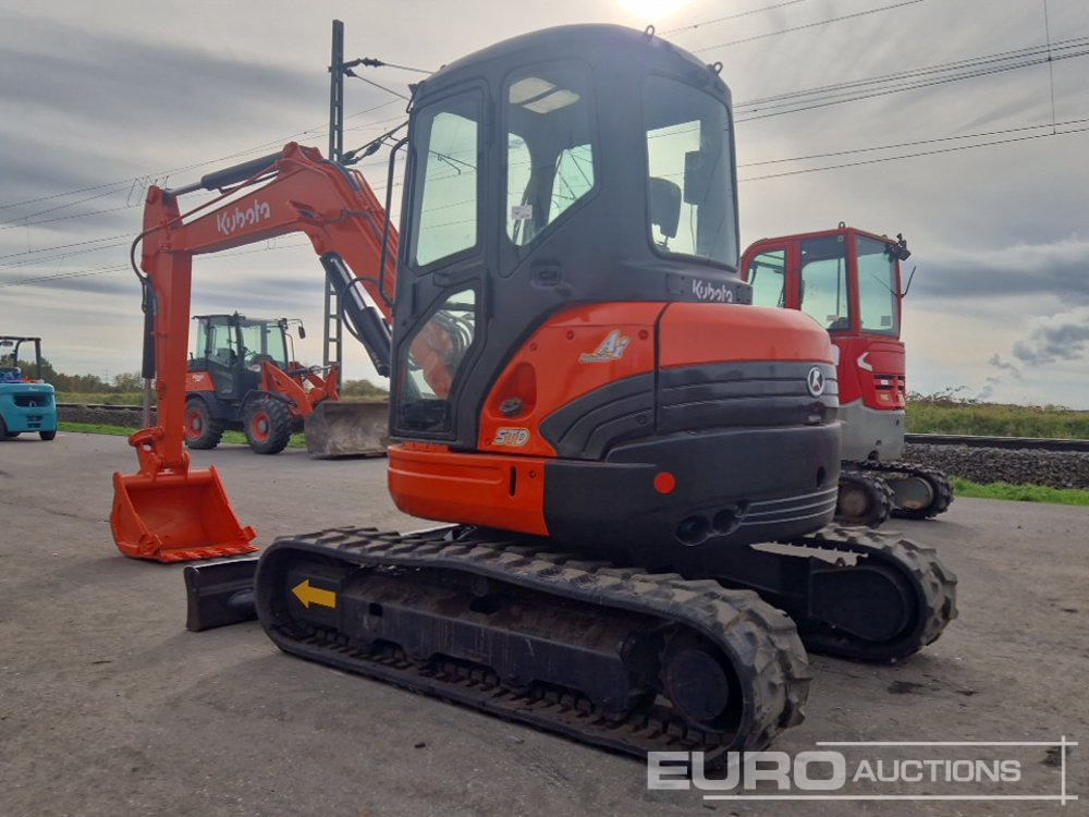 Kubota U55-4 - Мини багер: снимка 3 Kubota U55-4 - Мини багер: снимка 3