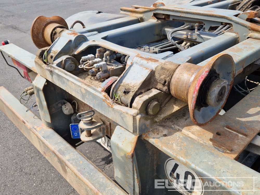 Мултилифт/ Лифтдъмпер ремарке Pal-Lift 3 Axle Hook Loader Traler, Reverse Camera: снимка 19