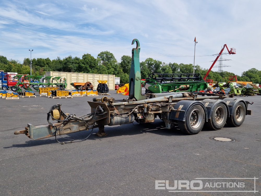 Pal-Lift 3 Axle Hook Loader Traler, Reverse Camera - Мултилифт/ Лифтдъмпер ремарке: снимка 1 Pal-Lift 3 Axle Hook Loader Traler, Reverse Camera - Мултилифт/ Лифтдъмпер ремарке: снимка 1
