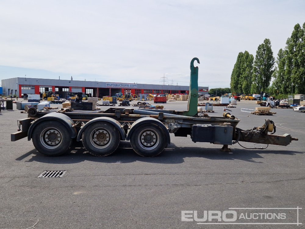 Мултилифт/ Лифтдъмпер ремарке Pal-Lift 3 Axle Hook Loader Traler, Reverse Camera: снимка 6