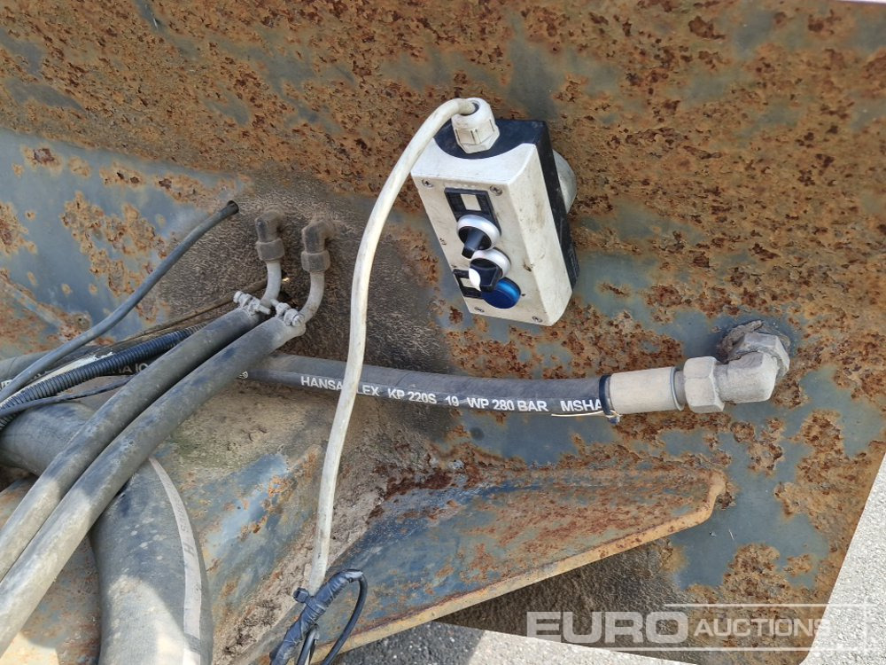 Мултилифт/ Лифтдъмпер ремарке Pal-Lift 3 Axle Hook Loader Traler, Reverse Camera: снимка 23