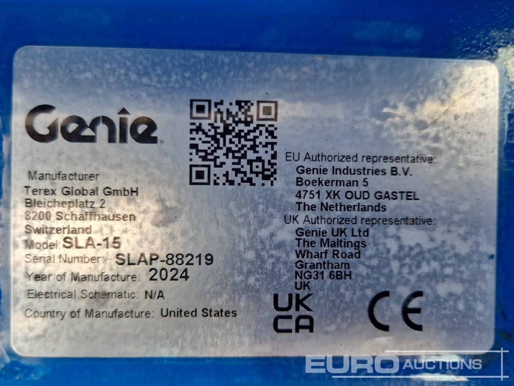 Подемно-транспортна техника Unused Genie SLA-15: снимка 9
