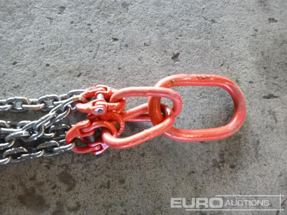 Unused Heavy-Duty 4 Sling Lifting Chain, 1.5 Meter, max. 5000kg - Подемно-транспортна техника: снимка 4 Unused Heavy-Duty 4 Sling Lifting Chain, 1.5 Meter, max. 5000kg - Подемно-транспортна техника: снимка 4