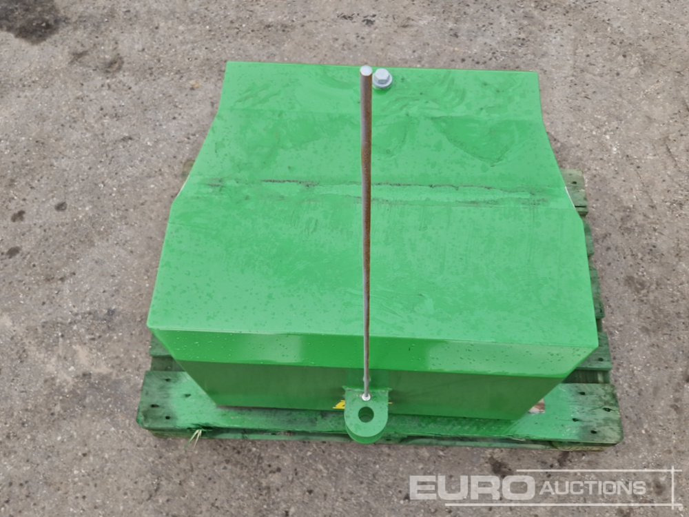 Unused 2025 John Deere 600kg Front Weights to suit John Deere Tractors, Metal Case with Towing Eye (Green) - Селскостопанска техника: снимка 5 Unused 2025 John Deere 600kg Front Weights to suit John Deere Tractors, Metal Case with Towing Eye (Green) - Селскостопанска техника: снимка 5