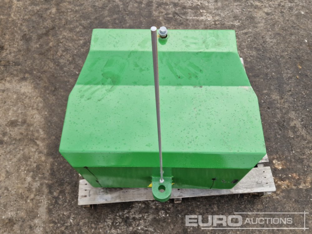 Unused 2025 John Deere 600kg Front Weights to suit John Deere Tractors, Metal Case with Towing Eye (Green) - Селскостопанска техника: снимка 5 Unused 2025 John Deere 600kg Front Weights to suit John Deere Tractors, Metal Case with Towing Eye (Green) - Селскостопанска техника: снимка 5