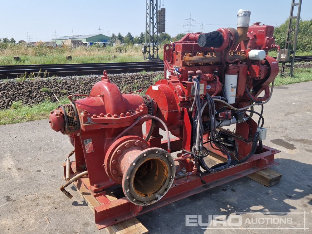 Sterling TD20D 10" Water Pump, 8500L/Min, Cummins 6 Cylinder Turbo Diesel Enginr - Водна помпа: снимка 1 Sterling TD20D 10" Water Pump, 8500L/Min, Cummins 6 Cylinder Turbo Diesel Enginr - Водна помпа: снимка 1