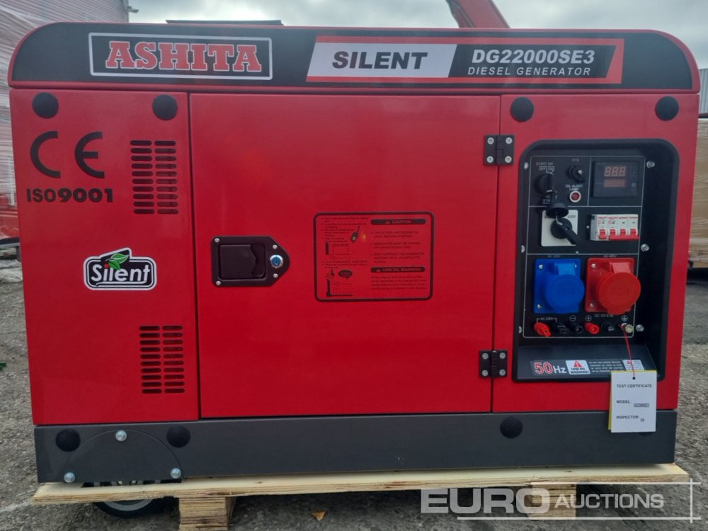 Електрогенератор Unused Ashita Power DG22000SE3: снимка 6 Електрогенератор Unused Ashita Power DG22000SE3: снимка 6