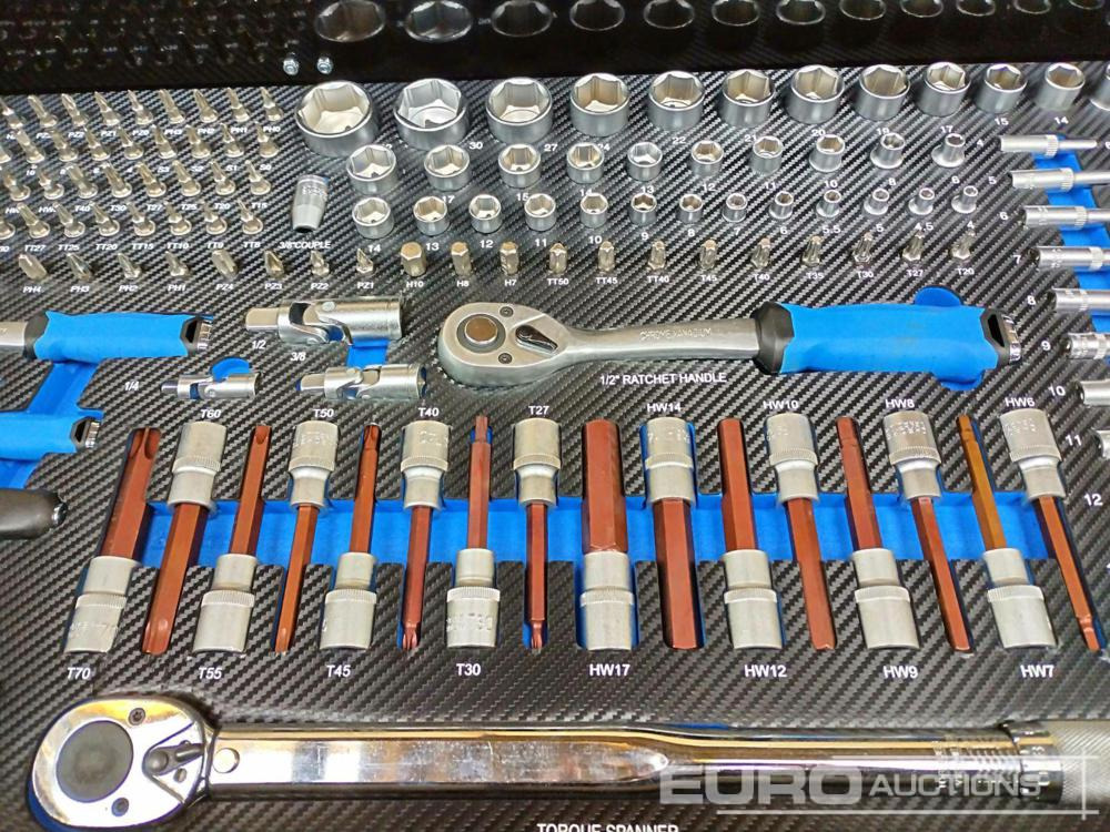 Unused Eversteel EV22-12XXL Tool Cabinet, 12 Drawers incl. Heavy Duty Truck Tools - Оборудване за гаражи/ Работилници: снимка 5 Unused Eversteel EV22-12XXL Tool Cabinet, 12 Drawers incl. Heavy Duty Truck Tools - Оборудване за гаражи/ Работилници: снимка 5