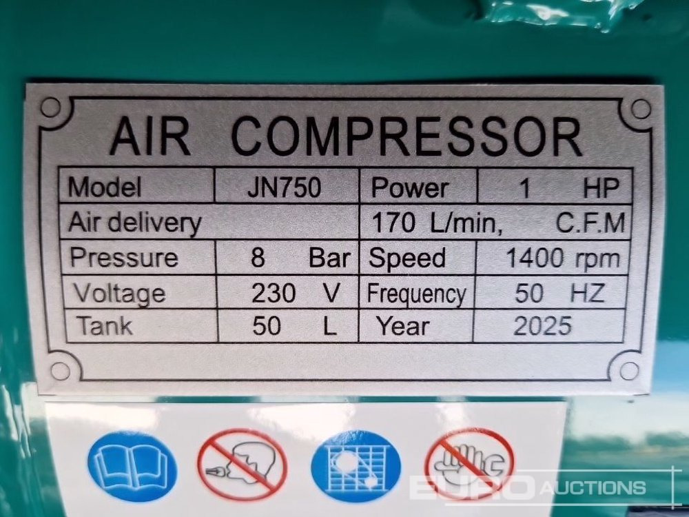 Компресор за въздух Unused Schmeltzer JN750-50L: снимка 8 Компресор за въздух Unused Schmeltzer JN750-50L: снимка 8
