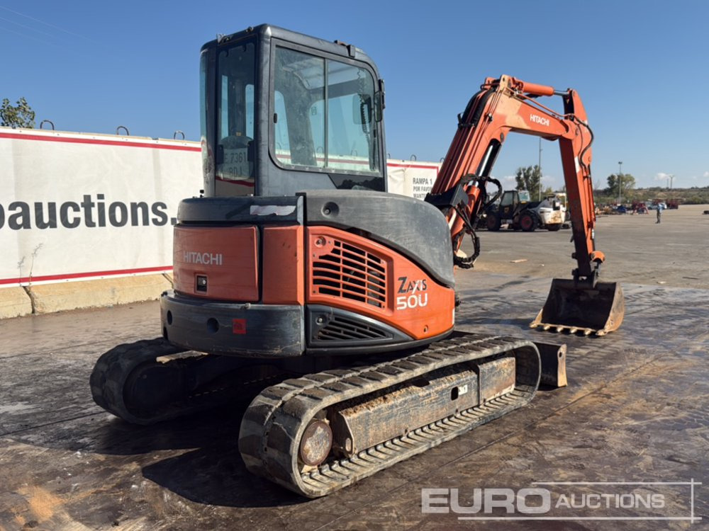 2005 Hitachi ZX50U-2 - Мини багер: снимка 5 2005 Hitachi ZX50U-2 - Мини багер: снимка 5