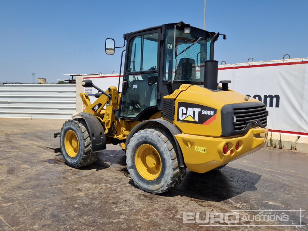 2010 CAT 908H - Колесен товарач: снимка 3 2010 CAT 908H - Колесен товарач: снимка 3