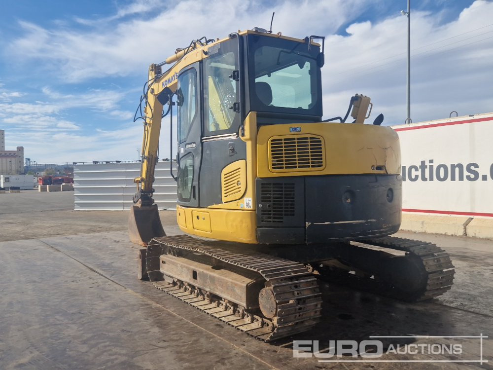 2010 Komatsu PC88MR-8 - Мини багер: снимка 3 2010 Komatsu PC88MR-8 - Мини багер: снимка 3