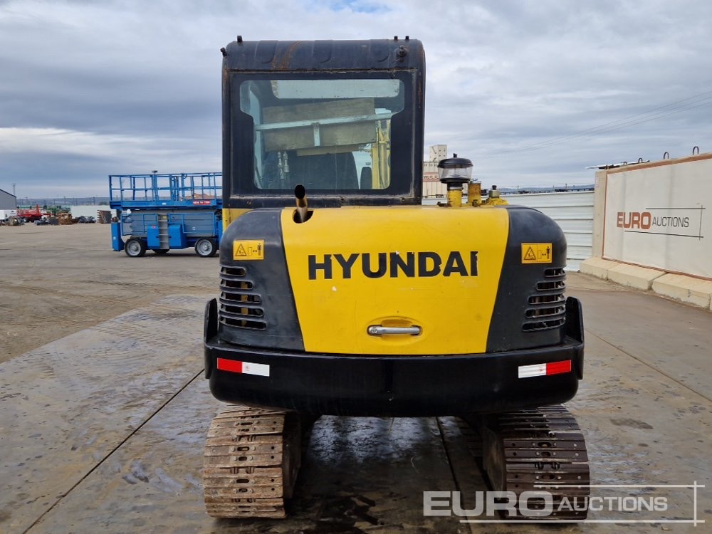 2013 Hyundai R60-7 - Мини багер: снимка 4 2013 Hyundai R60-7 - Мини багер: снимка 4