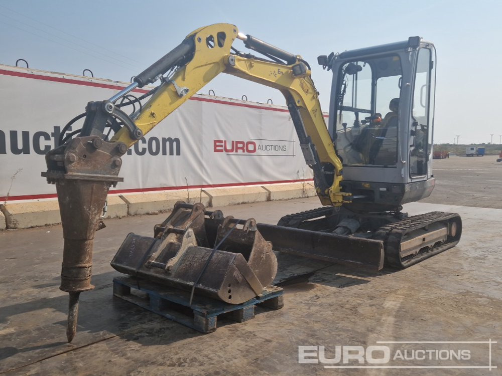 2014 Wacker Neuson 28Z3 - Мини багер: снимка 1 2014 Wacker Neuson 28Z3 - Мини багер: снимка 1