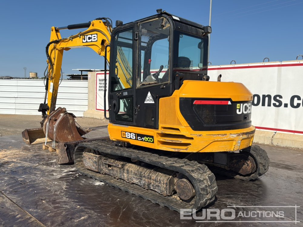 2015 JCB 86C-1 ECO - Мини багер: снимка 3 2015 JCB 86C-1 ECO - Мини багер: снимка 3