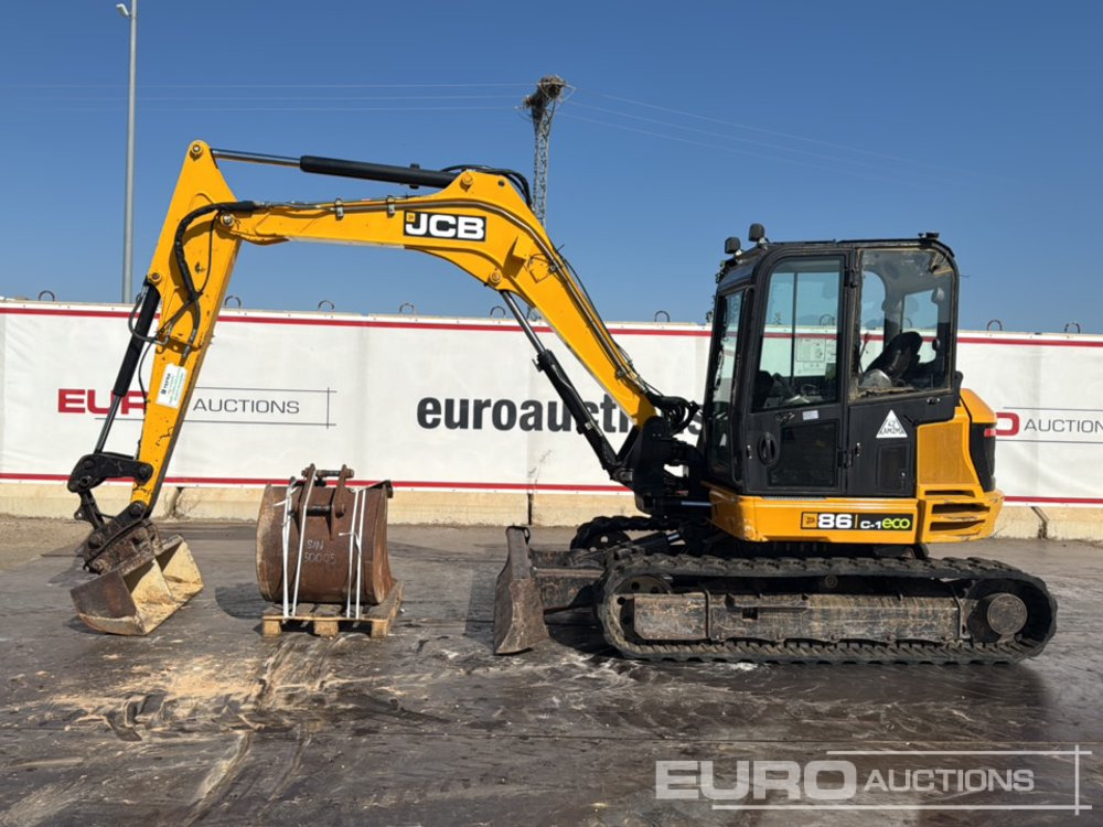 2015 JCB 86C-1 ECO - Мини багер: снимка 2 2015 JCB 86C-1 ECO - Мини багер: снимка 2